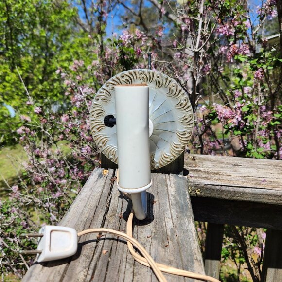 Rare Vintage Art Nouveau Hanging or table top plug in Sconce Light Fixture With - Picture 8 of 16